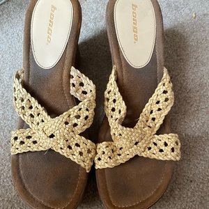 Bingo Wedge Sandal size 10